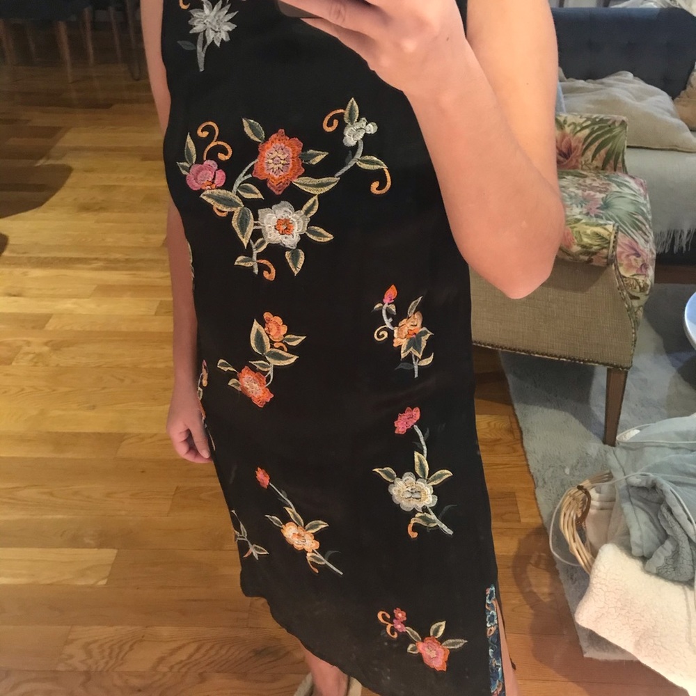 ASOS mock-neck sleeveless dress